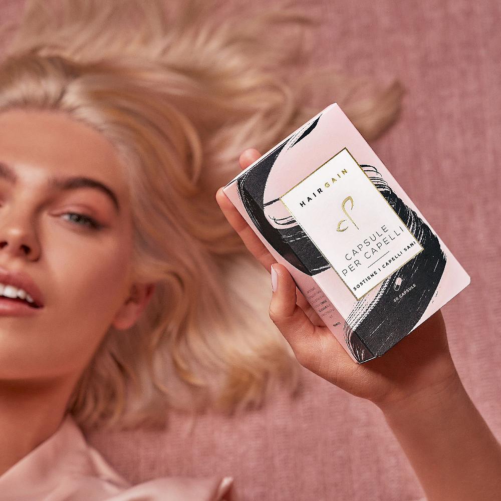 QVC Hair Gain Integratore alimentare capelli con Zinco e Biotina Spedizione Gratuita