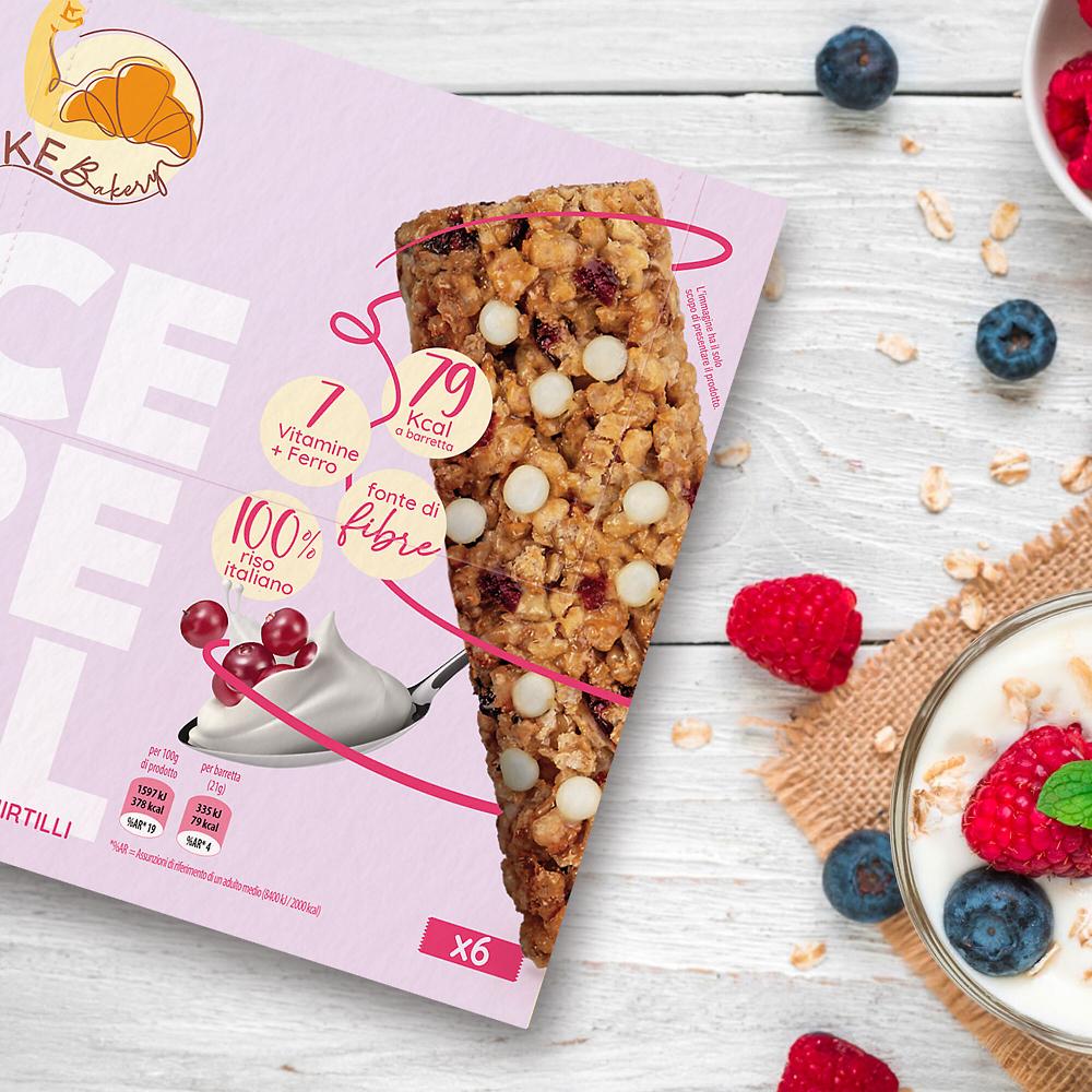 QVC Ke Bakery 2 confezioni da 6 barrette di cereali gusto a scelta Moda