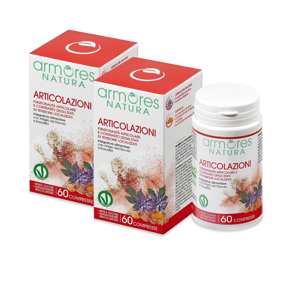 QVC Armores NATURA 2 integratori per articolazioni con artiglio del diavolo Soddisfazione Garantita