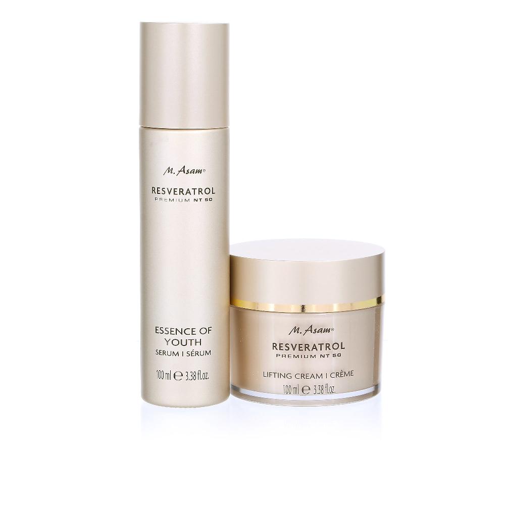 QVC M. Asam Kit Resveratrol Premium NT50: crema viso e siero Shopping Online