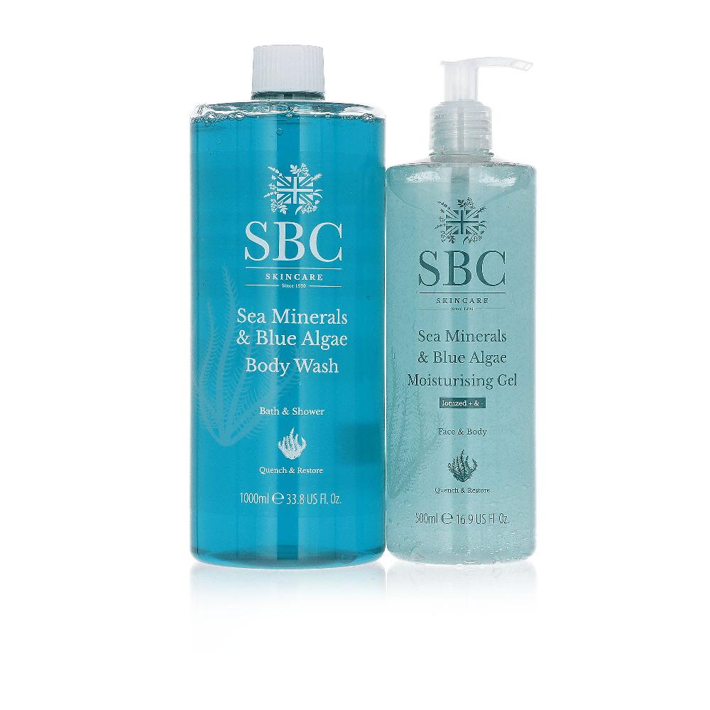 QVC SBC Bagnoschiuma e gel idratante Sea Minerals&Blue Algae Qualità Garantita