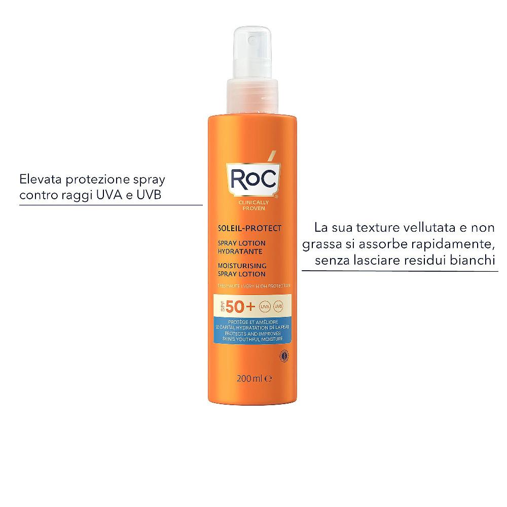 QVC RoC Lozione protezione solare spray idratante con SPF 50+ Promozione Limitata