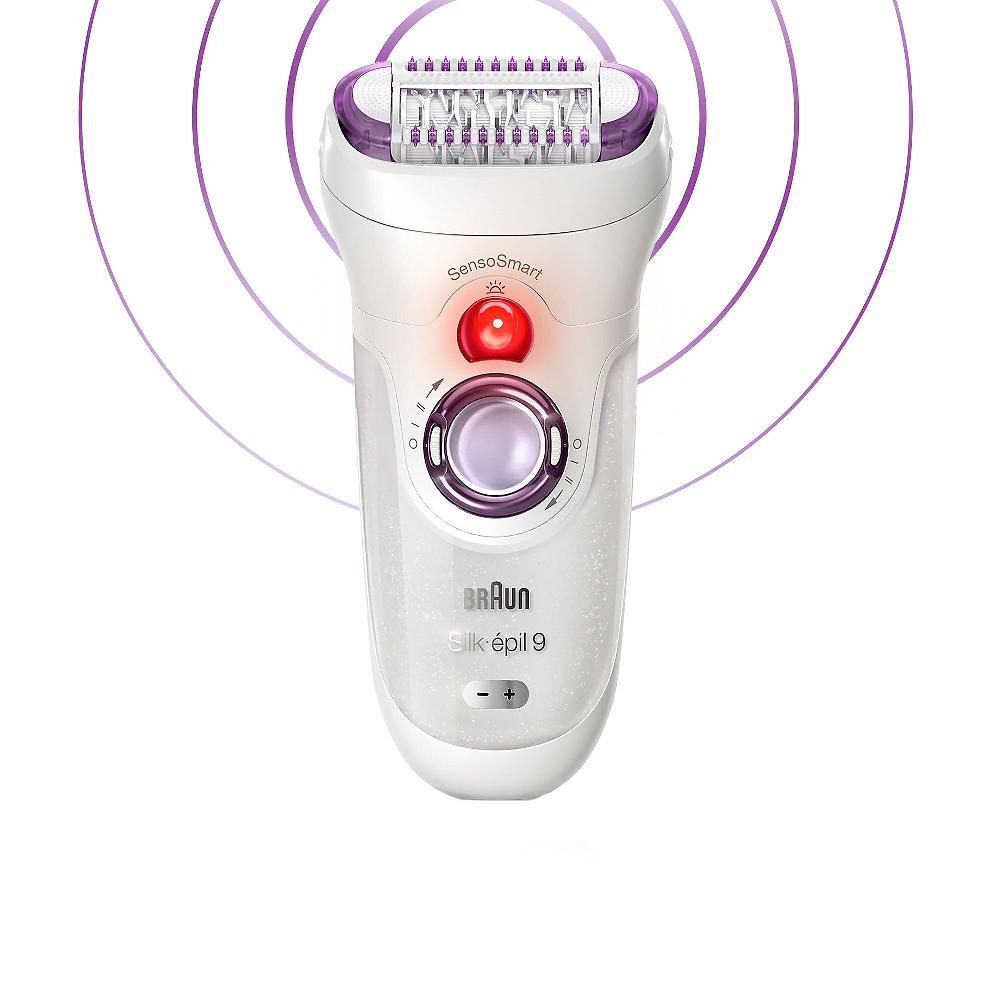 QVC Braun Epilatore elettrico Silk-épil 9-700 SensoSmart™ Vendita Calda