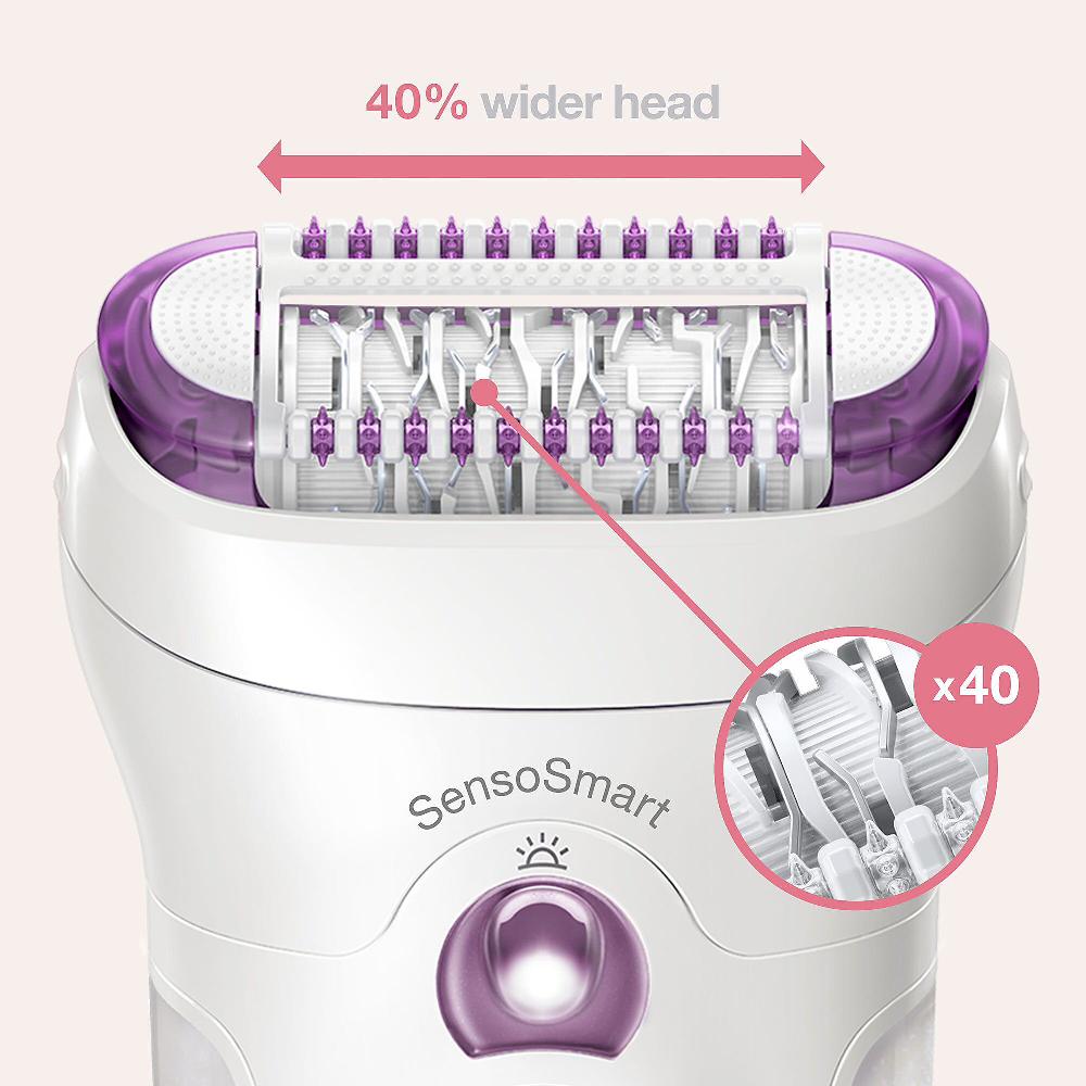 QVC Braun Epilatore elettrico Silk-épil 9-700 SensoSmart™ Vendita Calda