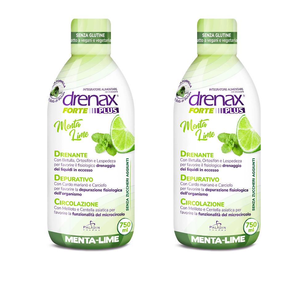 QVC Drenax Forte Integratore alimentare Menta Lime o Ginger Lemon 1500ml