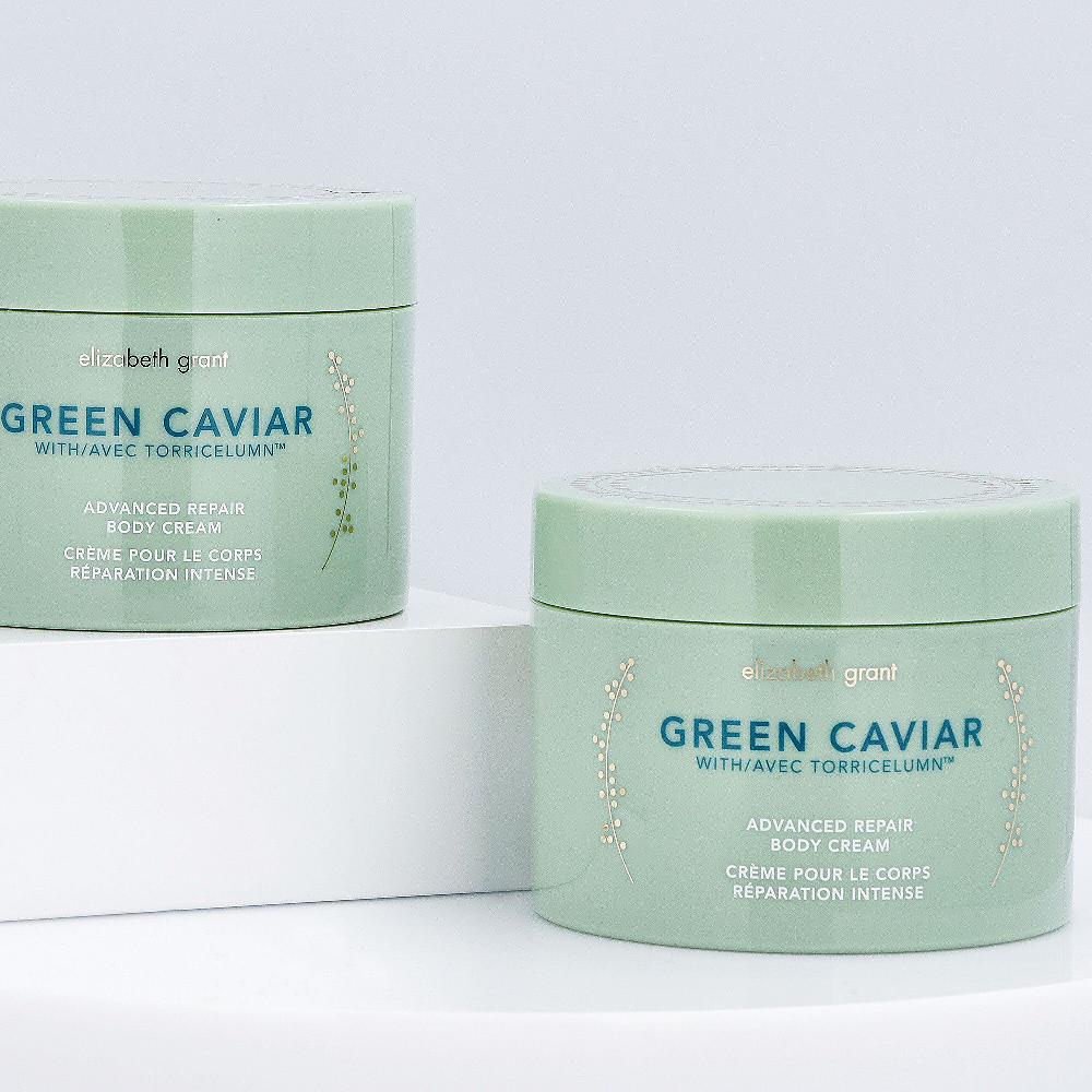 QVC Elizabeth Grant Crema corpo vellutata con caviale verde (2 pz) Shopping Online