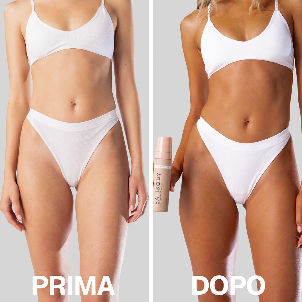 QVC Bali Body Mousse self tanning texture leggera + guanto vellutato I Più Venduti
