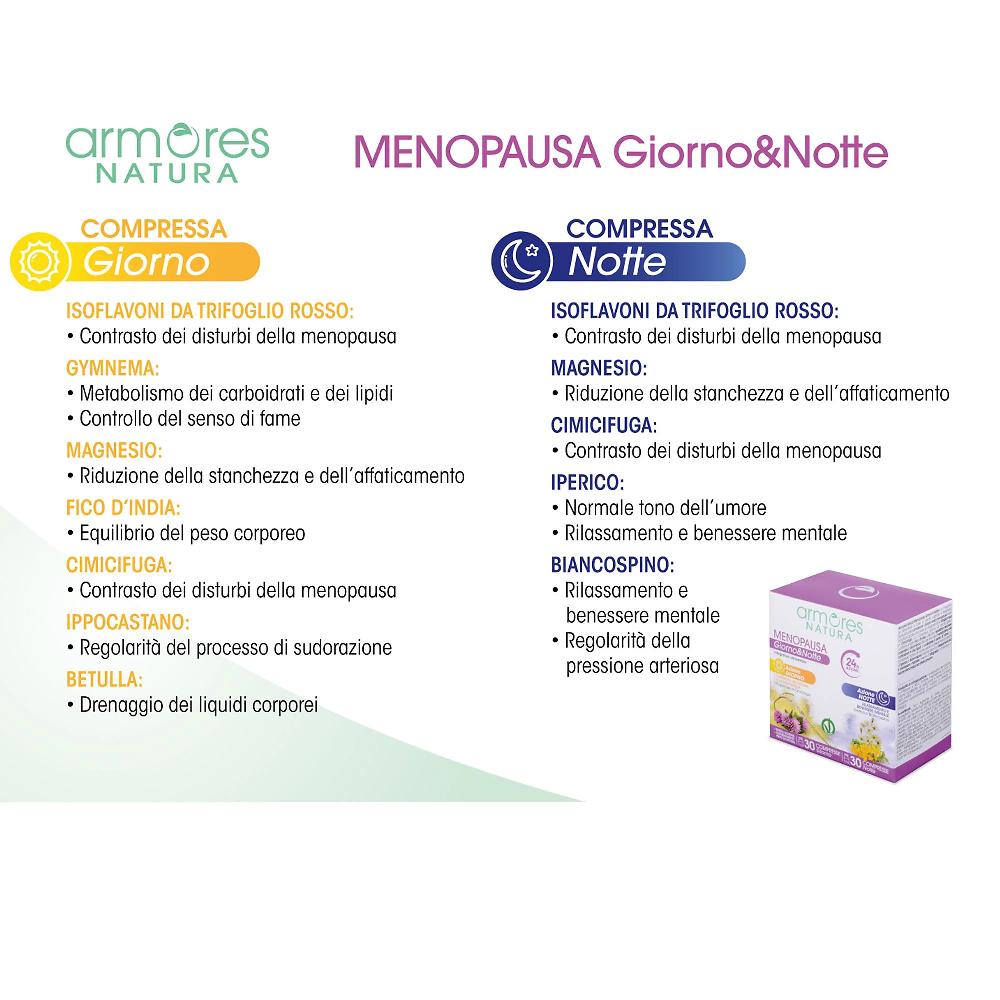 QVC Armores Menopausa 30+30cpr Giorno & Notte Enormi risparmi