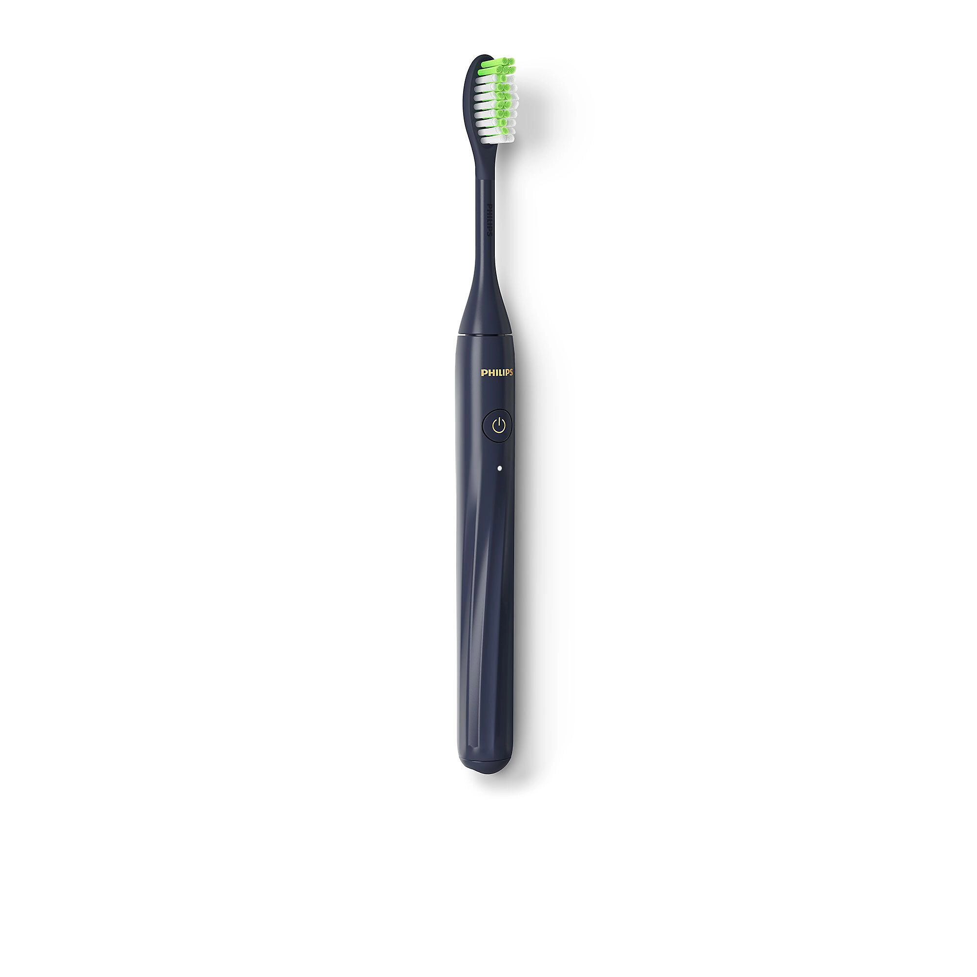 QVC Philips One Spazzolino + 2 testine aggiuntive + cappuccio In vendita