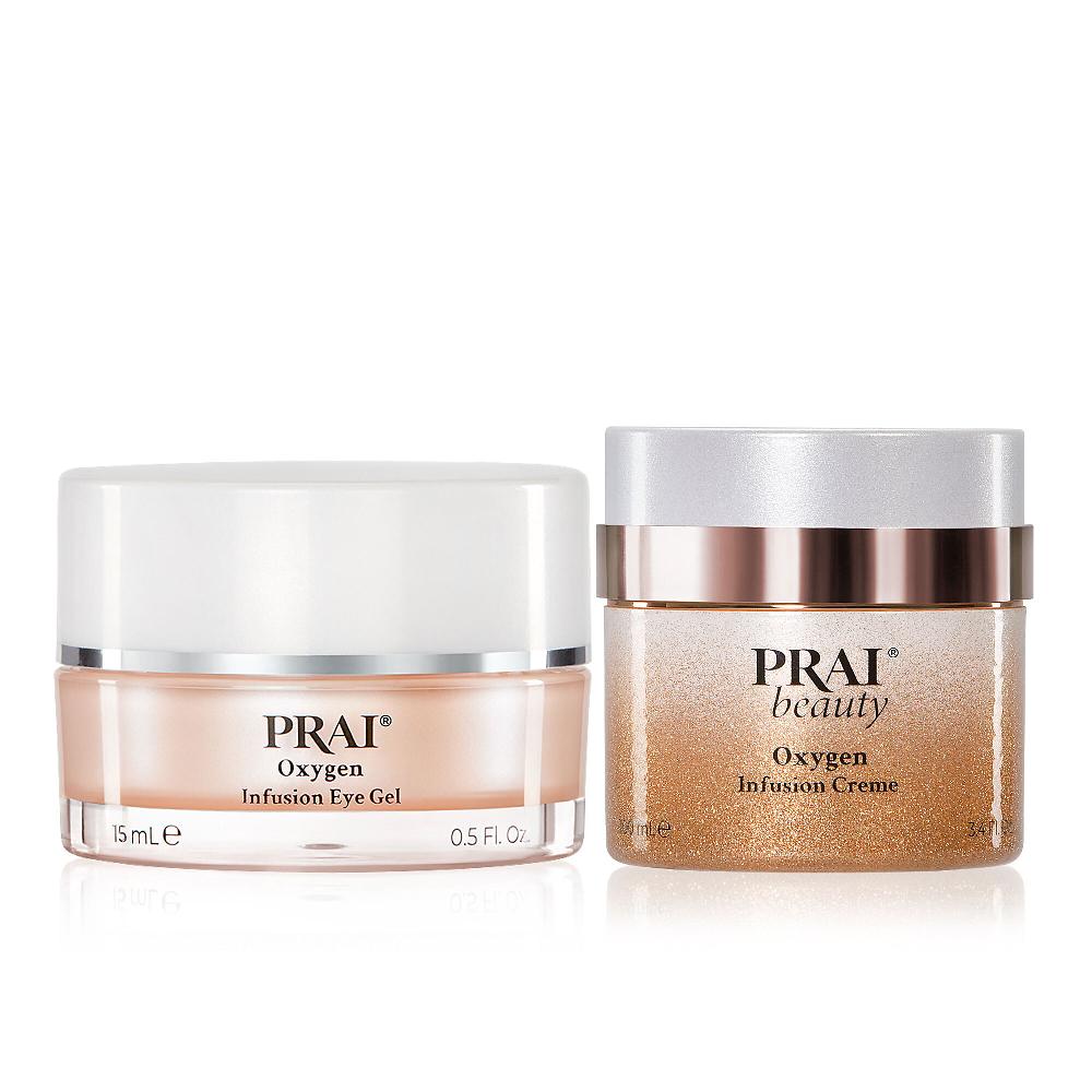 QVC PRAI Oxygen Infusion Duo: crema idratante e contorno occhi 50% di sconto per tempo limitato