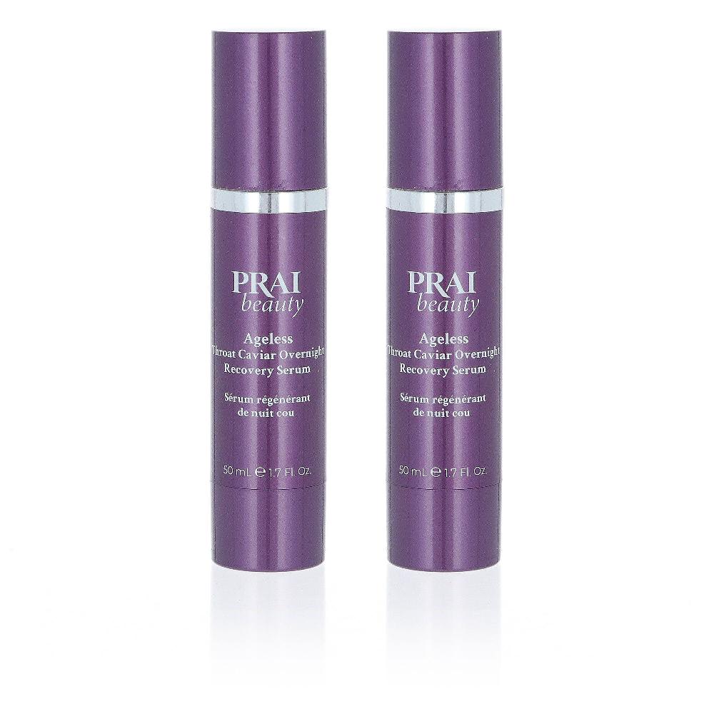 QVC PRAI Kit 2 sieri notte per il collo Ageless Caviar In Linea