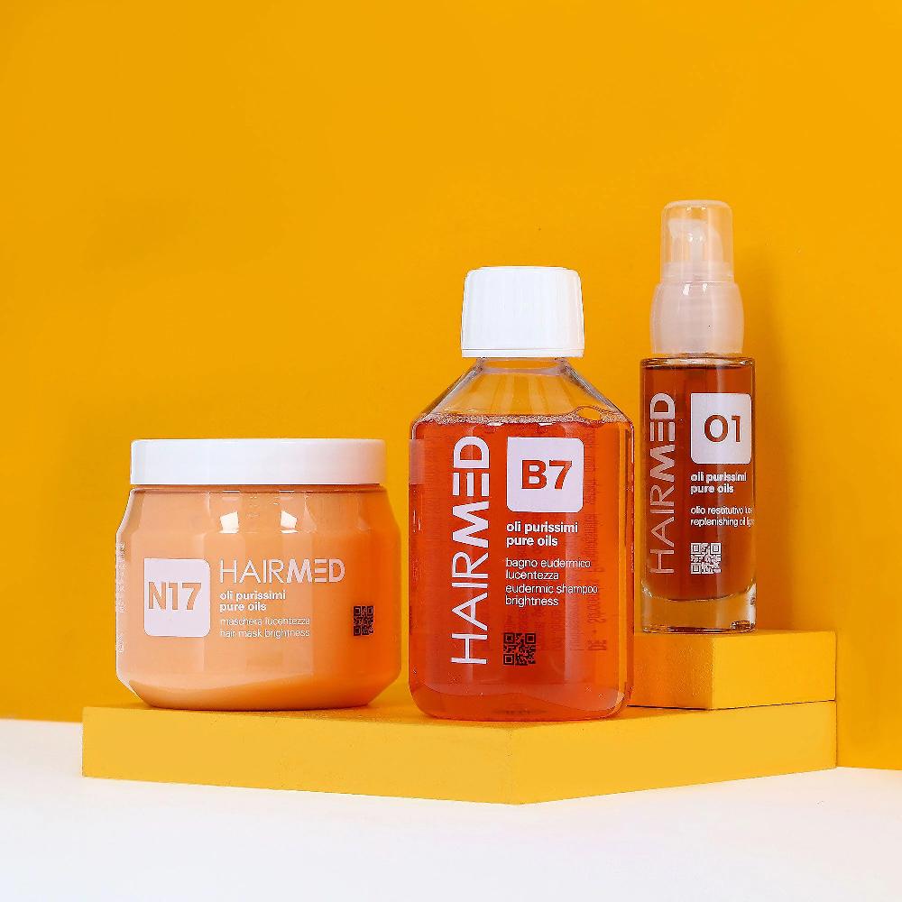 QVC Hairmed Kit capelli shampoo B7 maschera N17 olio O1 Promozione