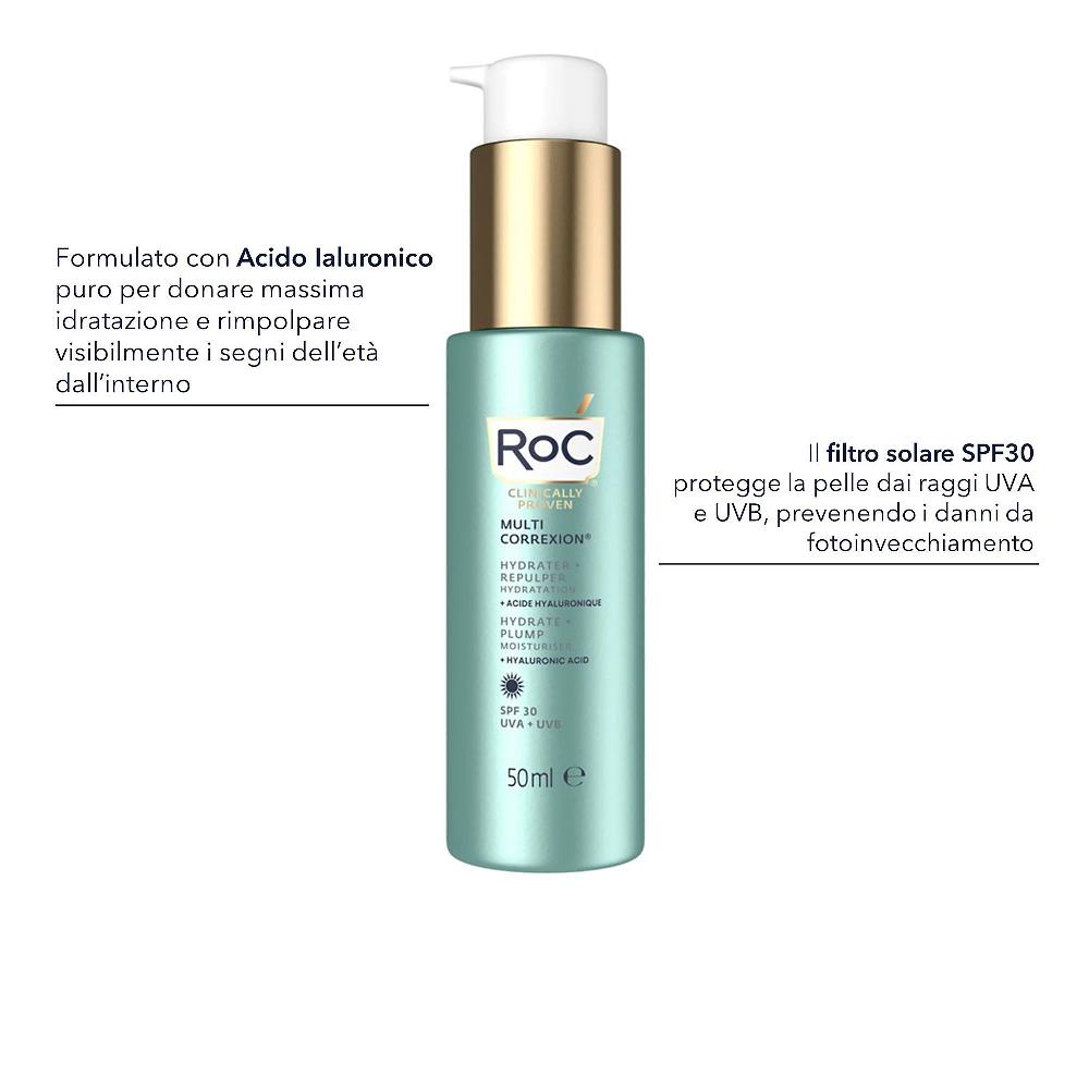 QVC RoC Multi Correxion Hydrate + Plump crema viso con SPF30 Fornitura limitata