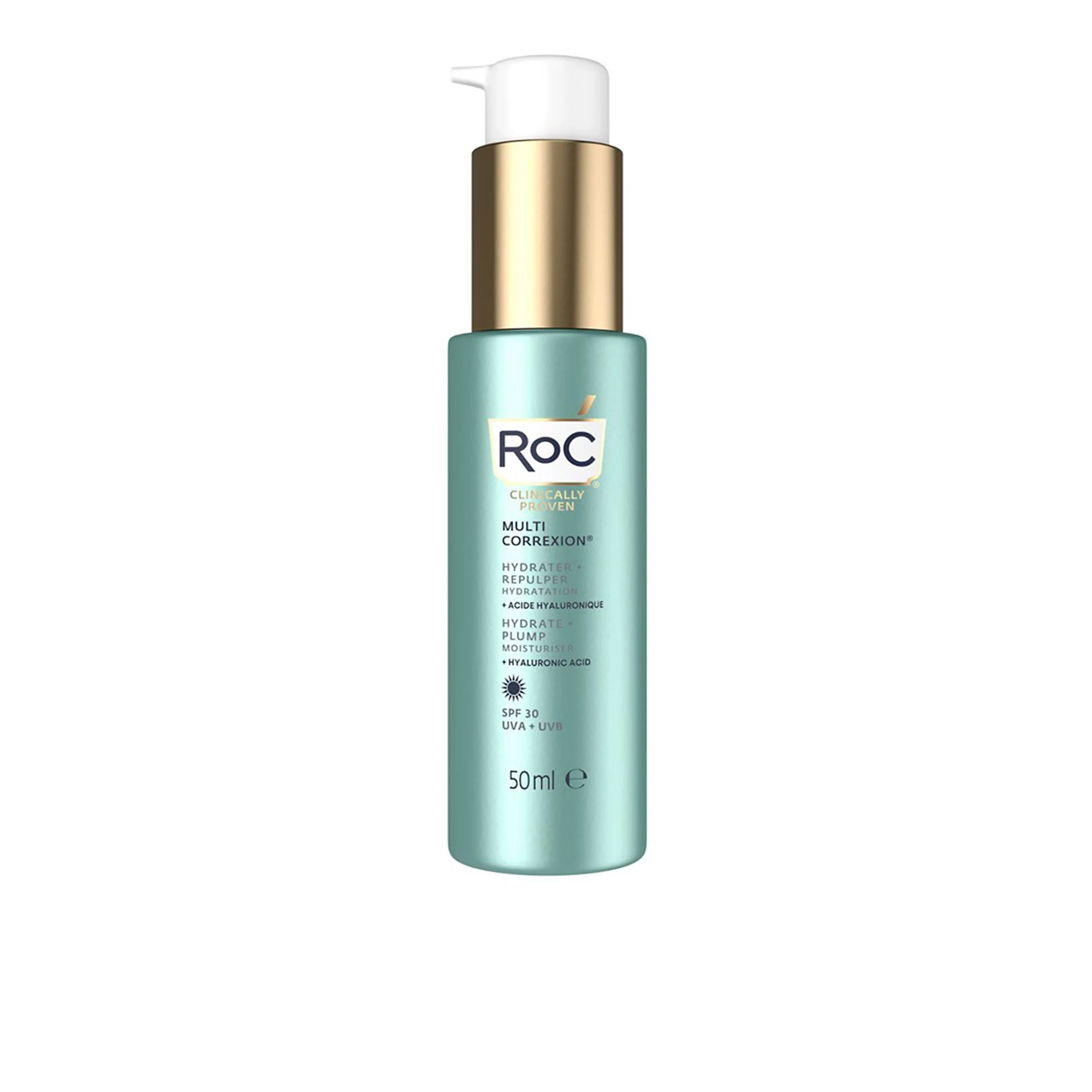 QVC RoC Multi Correxion Hydrate + Plump crema viso con SPF30 Fornitura limitata