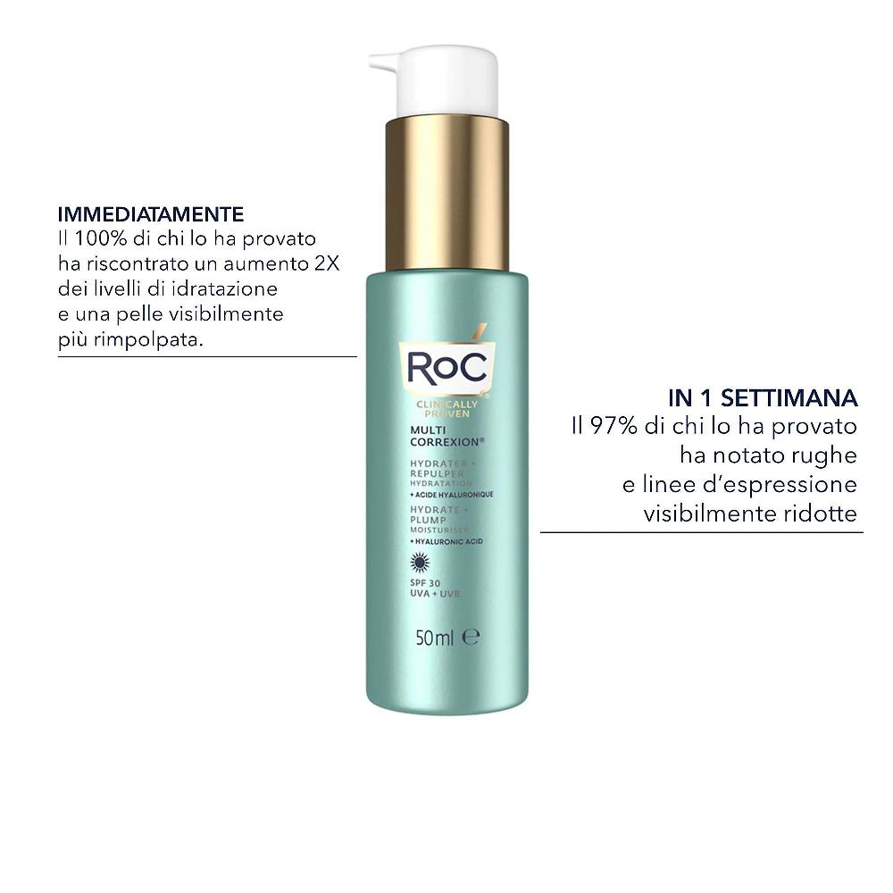 QVC RoC Multi Correxion Hydrate + Plump crema viso con SPF30 Fornitura limitata