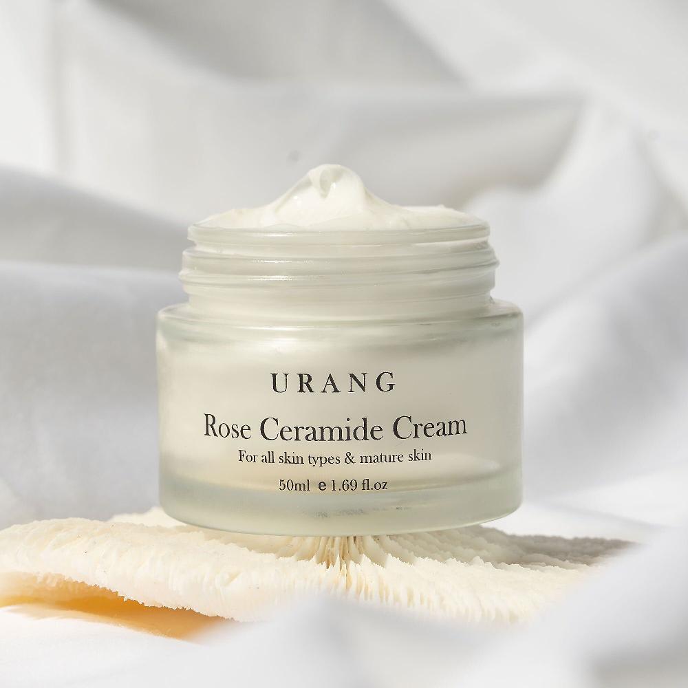 QVC Urang Crema viso nutriente con ceramidi ed estratto di rosa Latest stili