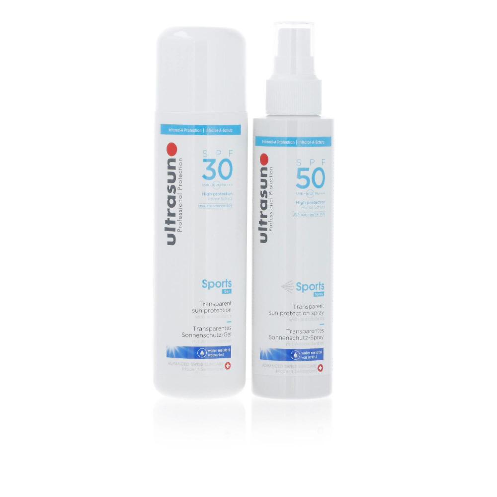 QVC Ultrasun Gel solare Sports SPF30 + spray Sports SPF50 Fino al 50% di sconto