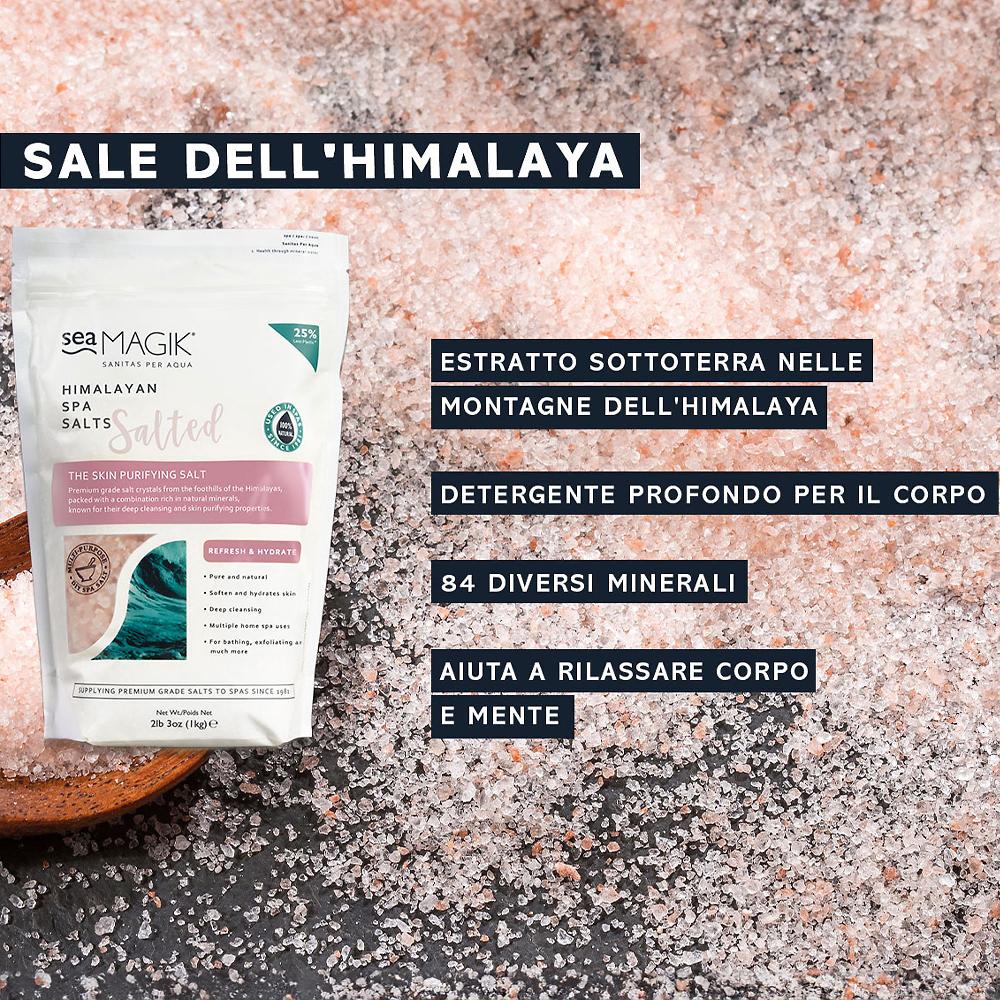 QVC Sea Magik Kit sali da bagno: Mar Morto Magnesio e Himalaya Soddisfazione Garantita