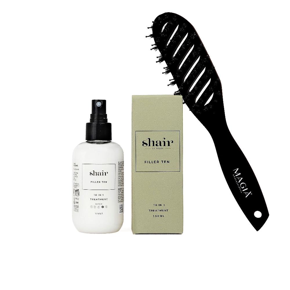 QVC SHAIR Spray per capelli Filler Ten con spazzola In Saldo