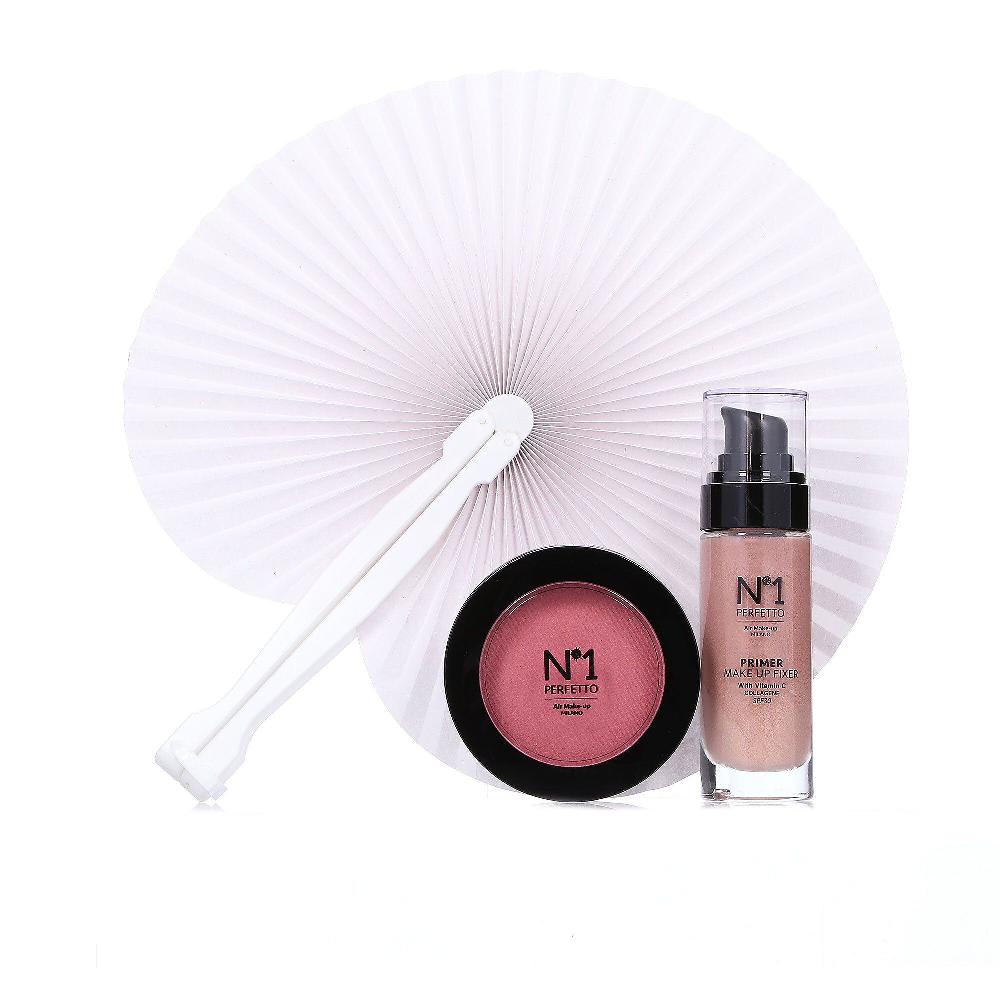 QVC N°1 Perfetto Bronzer Diamond collagen fissante make-up e ventaglio Sconto di tempo limitato