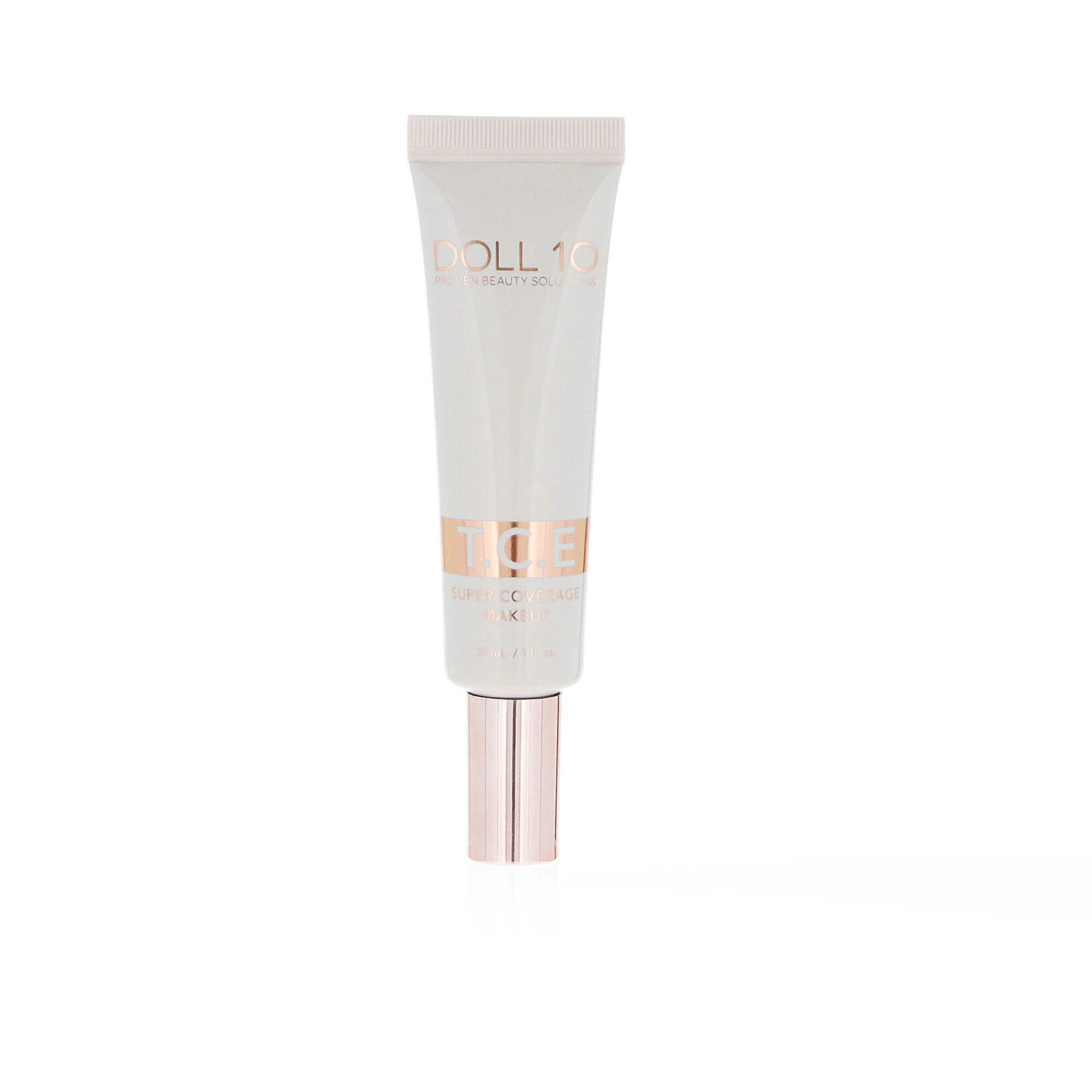 QVC Doll10 Kit viso: fondotinta TCE + pennello Liquidazione