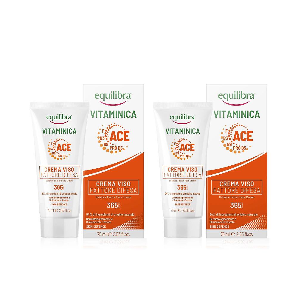 QVC Vitaminica Crema per il viso Fattore Difesa (2 pz) Offerta speciale della fabbrica