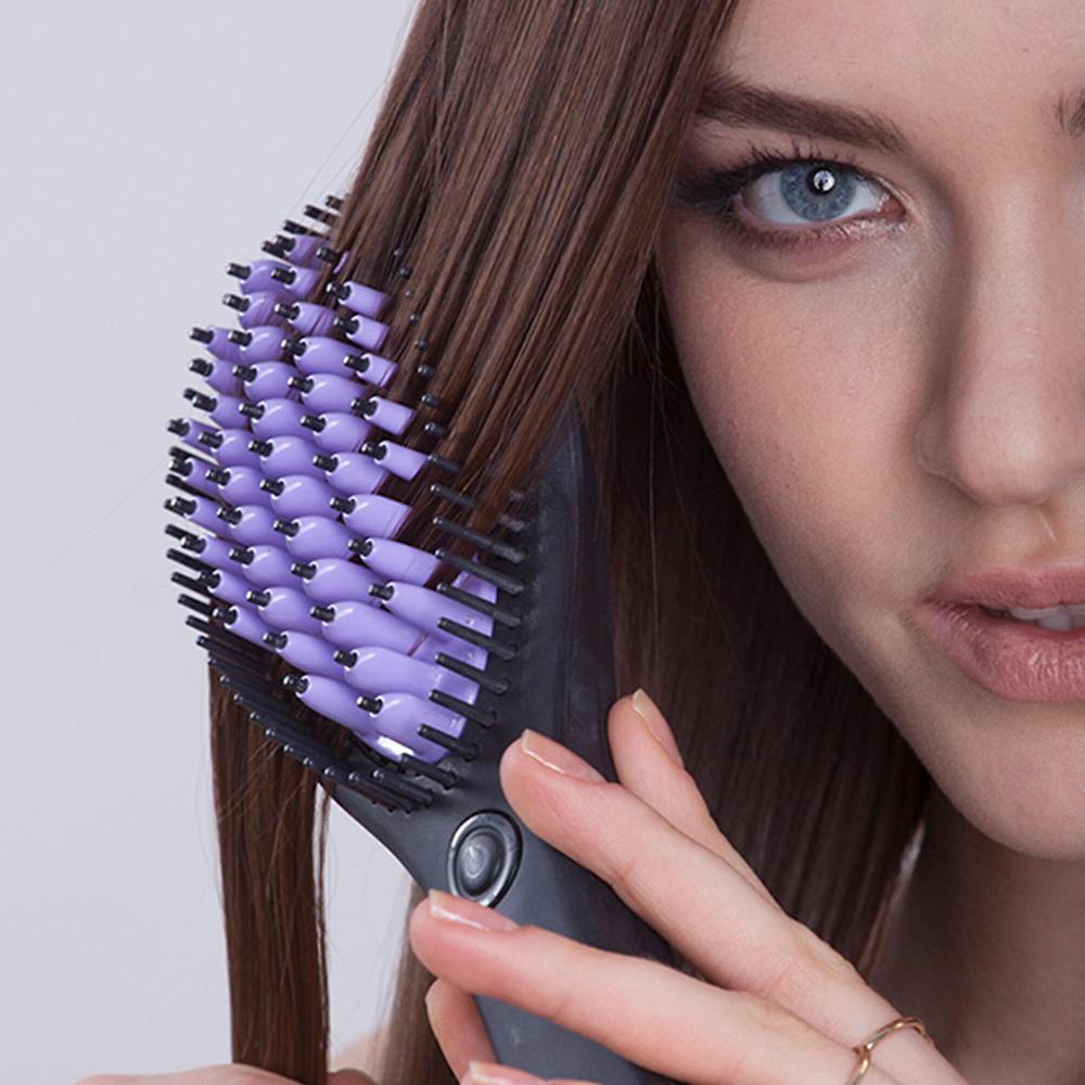 QVC DAFNI Spazzola riscaldata lisciante rivestita in ceramica con supporto Fino al 55% di sconto