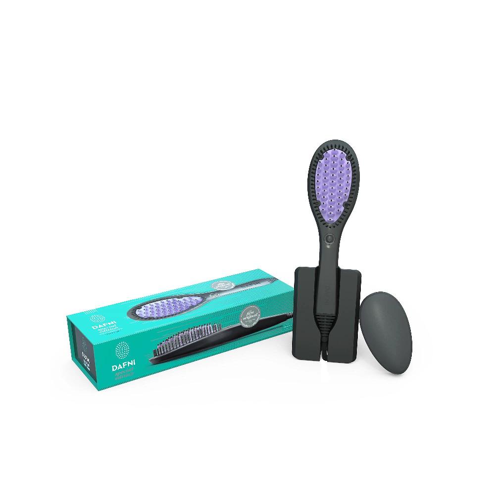 QVC DAFNI Spazzola riscaldata lisciante rivestita in ceramica con supporto Fino al 55% di sconto