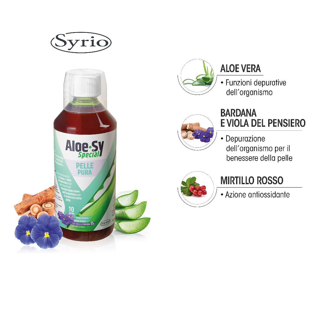 QVC Syrio Kit 4 integratori alimentari con Aloe Vera Promozione Limitata