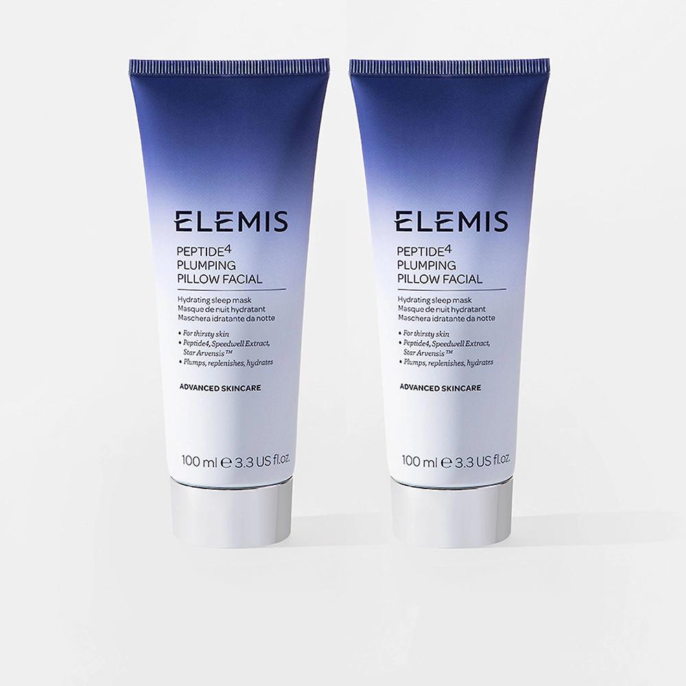 QVC Elemis 2 maschere idratanti notte viso Peptide4 Plumping Pillow Fino Al -60%