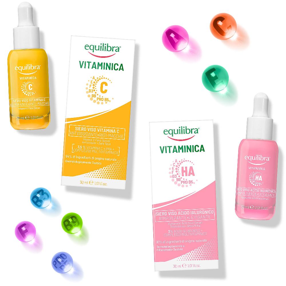 QVC Vitaminica 2 sieri viso anti-age Vitamina C e Acido Ialuronico Outlet