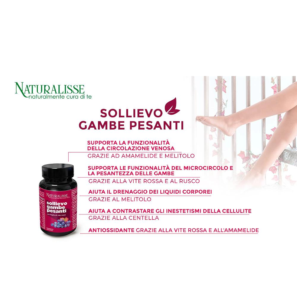 QVC Naturalisse Sollievo Gambe int. alimentare con vite rossa Vendita Economica