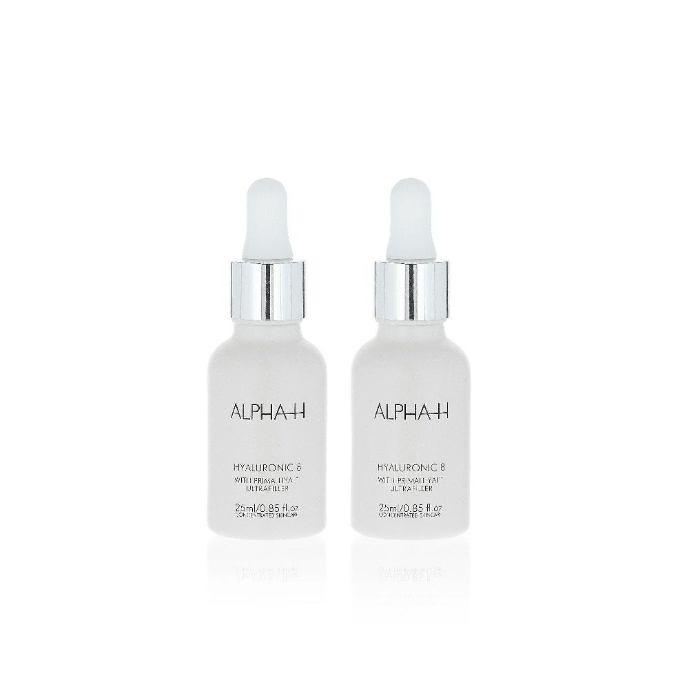 QVC Alpha - H Hyaluronic 8 Siero viso con acido ialuronico (2pz) Flash Sale