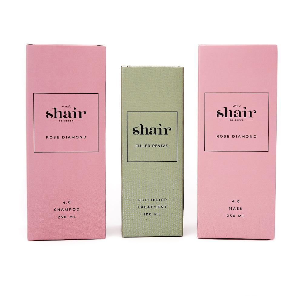 QVC Shair Shampoo e maschera Rose Diamond e filler rigenerante Revive Vendite stagionali