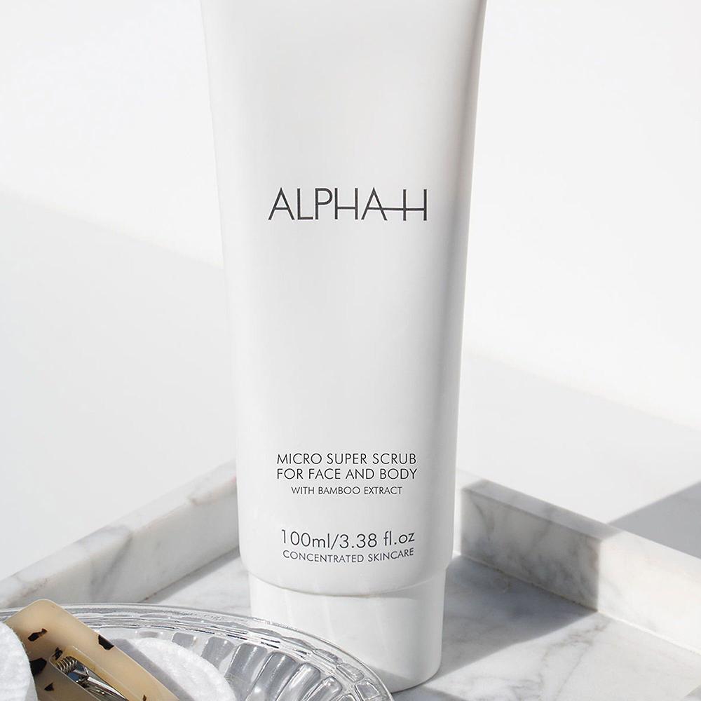 QVC Alpha - H Micro Super Scrub Trattamento cosmetico esfoliante (2pz) Super sconto