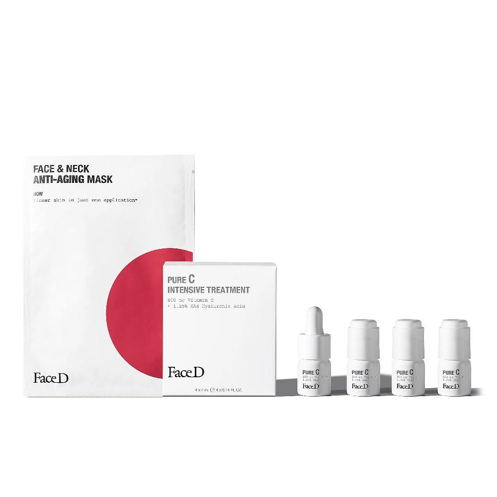 QVC Face-D Trattamento cosmetico Vitamina C e maschera Anti-Rughe Novità