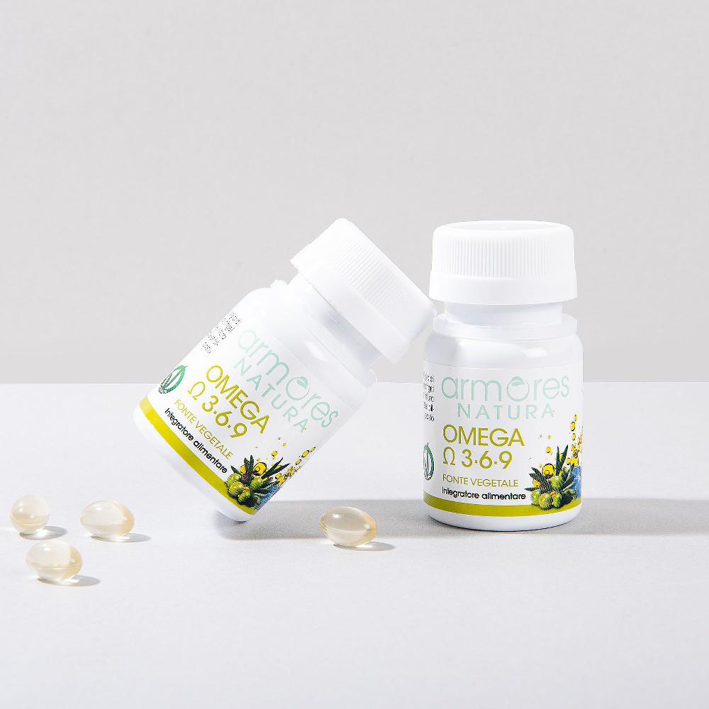 QVC Armores NATURA Omega 3-6-9 Integratore alimentare (60 caps) Vendite Flash