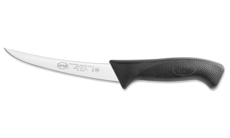 Sanelli COLTELLO DISOSSO CURVO STRETTO FLESSIBILE CM.15