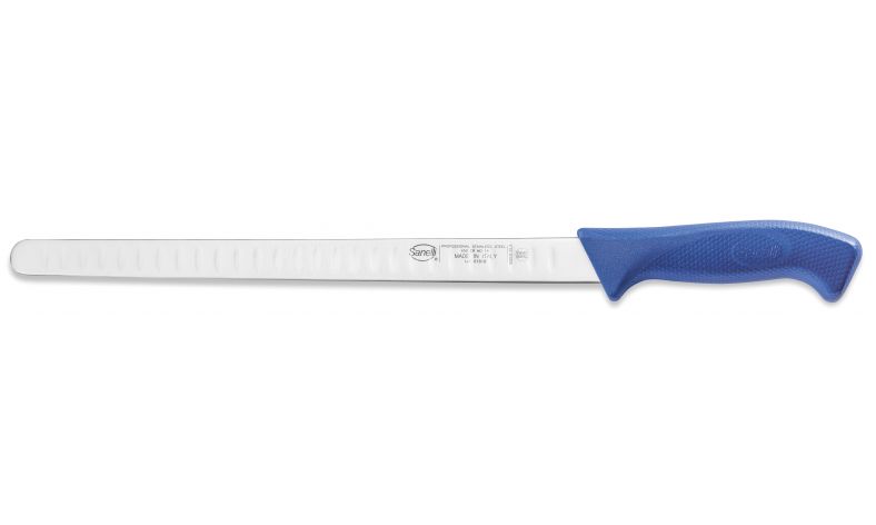 Sanelli COLTELLO SALMONE OLIV CM.31 AZZURRO