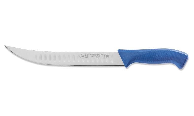 Sanelli COLTELLO SCIMITARRA OLIVATO CM.26 AZZURRO
