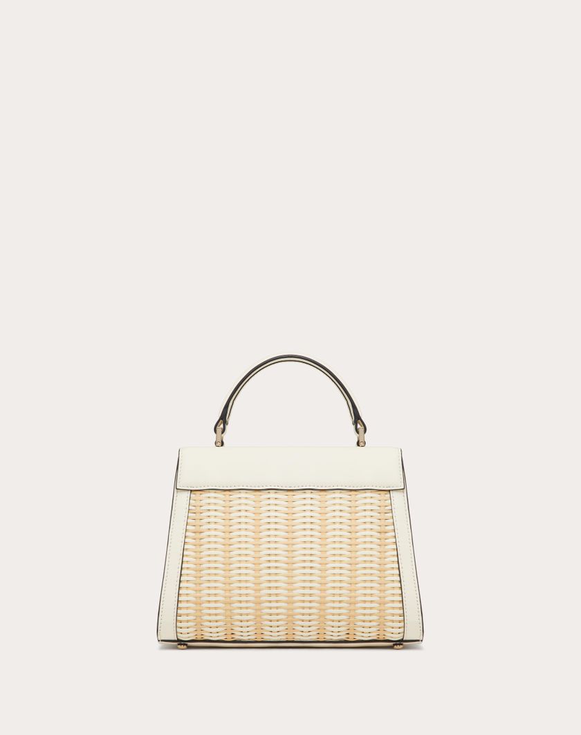 Valentino Handbags Borsa A Mano Piccola Vsling In Midollino per Donna in Naturale/avorio | Valentino IT Fino Al -60%