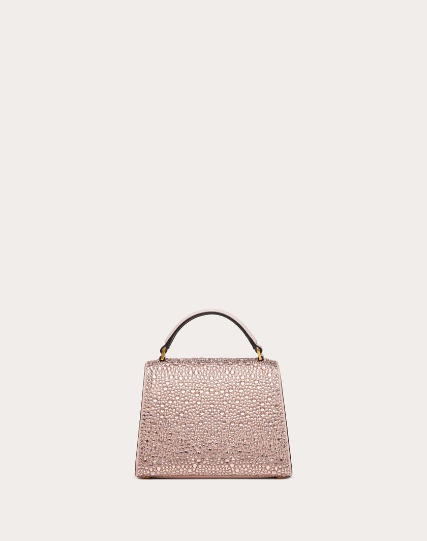 Valentino Handbags Borsa A Mano Mini Vsling Ricamata per Donna in Rose Quartz | Valentino IT Affare Del Giorno