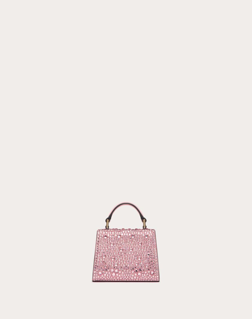 Valentino Handbags Borsa A Mano Micro Vsling Ricamata per Donna in Rose/bubble | Valentino IT Economico
