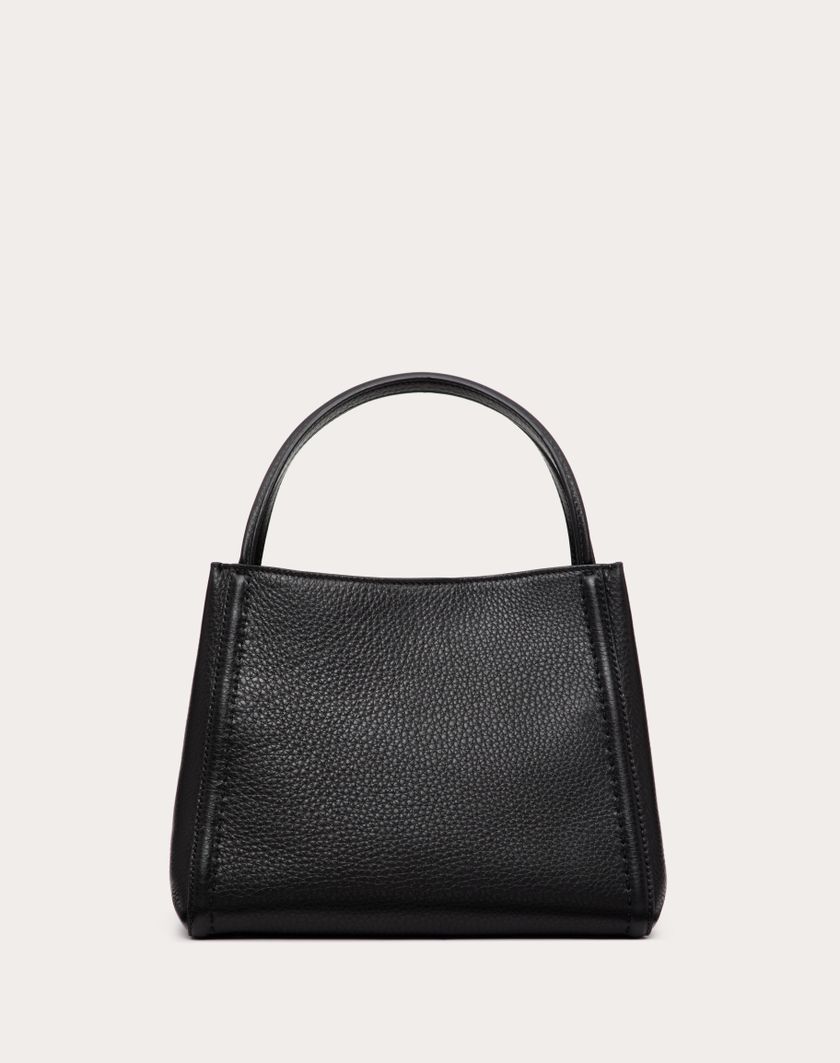 Valentino Handbags Borsa A Mano Media Valentino Garavani Alltime In Vitello Granato per Donna in Nero | Valentino IT Vendita Economica