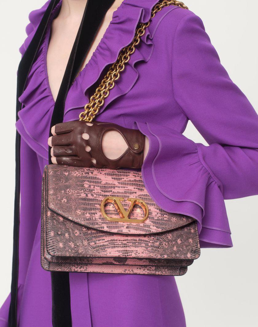 Valentino Handbags Borsa A Spalla Valentino Garavani Vain In Tejus per Donna in Rosa | Valentino IT Vendite Flash