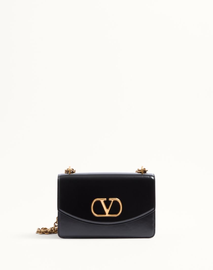 Valentino Handbags Borsa A Spalla Valentino Garavani Vain In Vitello Lucido per Donna in Marrone | Valentino IT