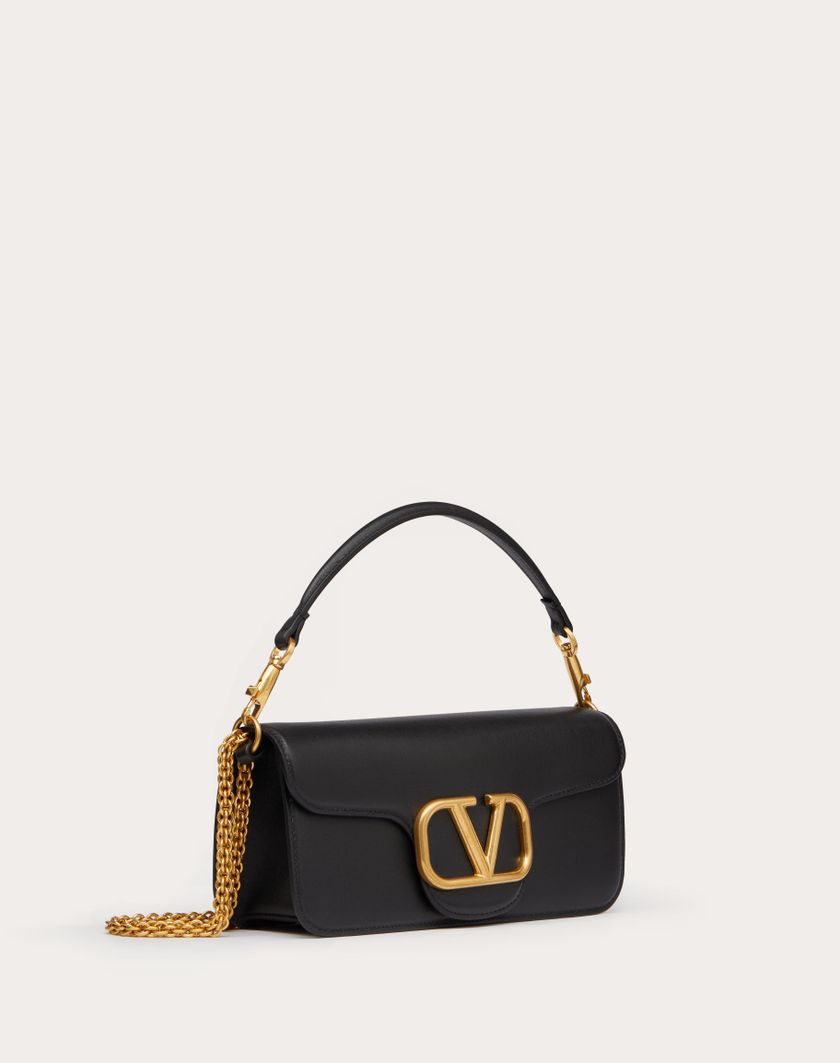 Valentino Handbags Borsa A Spalla Valentino Garavani Locò In Vitello per Donna in Light Ivory | Valentino IT Italy