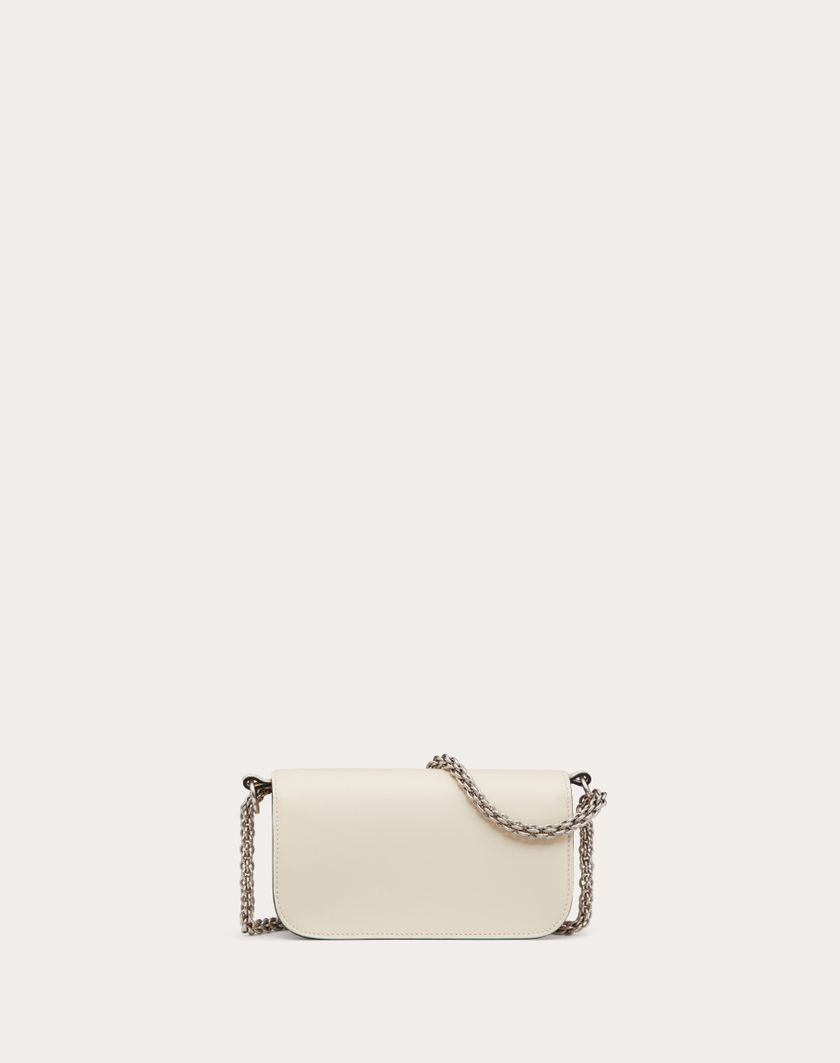 Valentino Handbags Borsa Piccola A Spalla Valentino Garavani Locò Con Logo Gioiello per Donna in Light Ivory | Valentino IT 2025