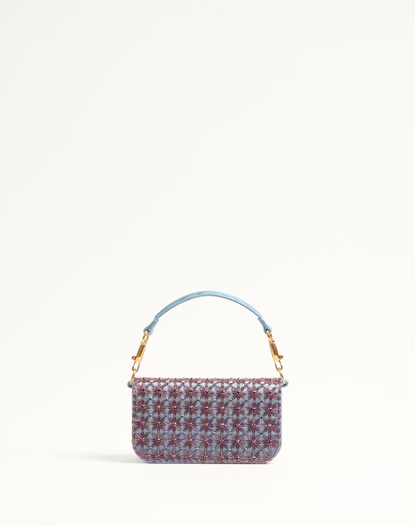 Valentino Handbags Borsa Piccola A Spalla Valentino Garavani Locò Ricamata Con Logo Gioiello per Donna in Turchese/emerald | Valentino IT Vendita