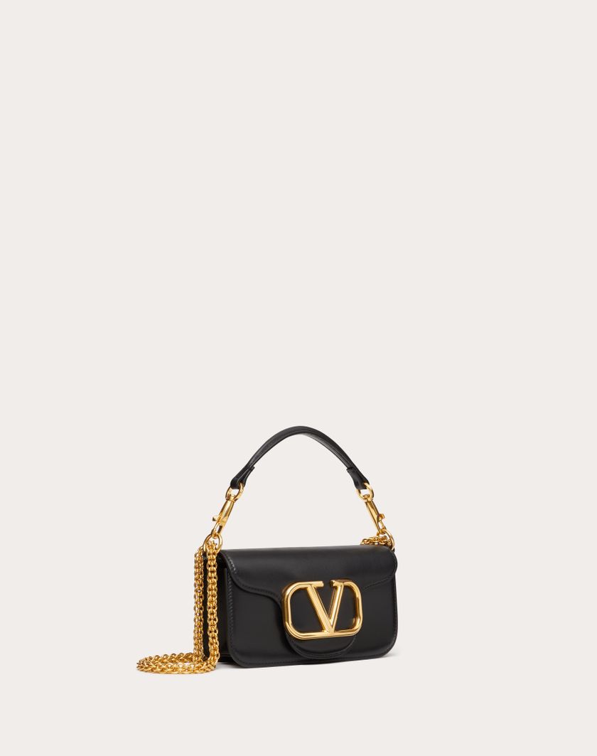 Valentino Handbags Borsa Piccola A Spalla Valentino Garavani Locò In Vitello per Donna in Verde | Valentino IT Pezzi Unici